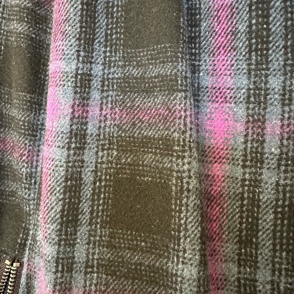 Torrid Plaid Moto Jacket, Size 1 - Picture 6 of 8